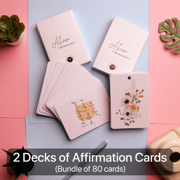 Aham Affirmation Cards (Set of 80 Cards)